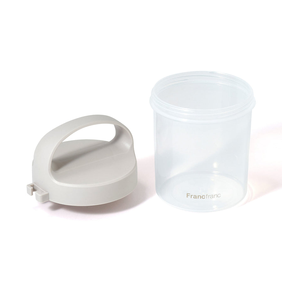 ロゴ サラダコンテナ グレー