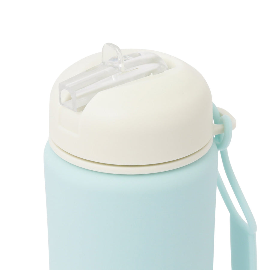 折り畳みシリコンボトル ブルー