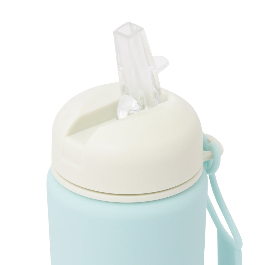 折り畳みシリコンボトル ブルー