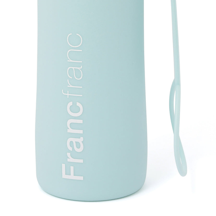 折り畳みシリコンボトル ブルー