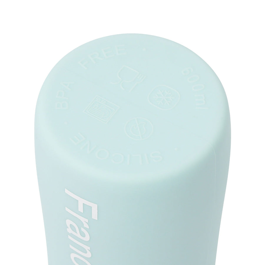 折り畳みシリコンボトル ブルー