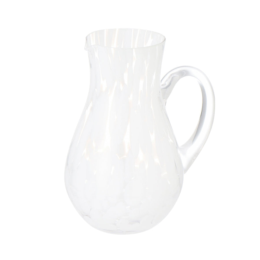 ドットパターン ガラスカラフェ ホワイト