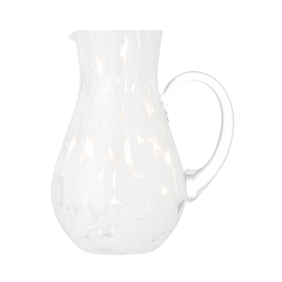 ドットパターン ガラスカラフェ ホワイト