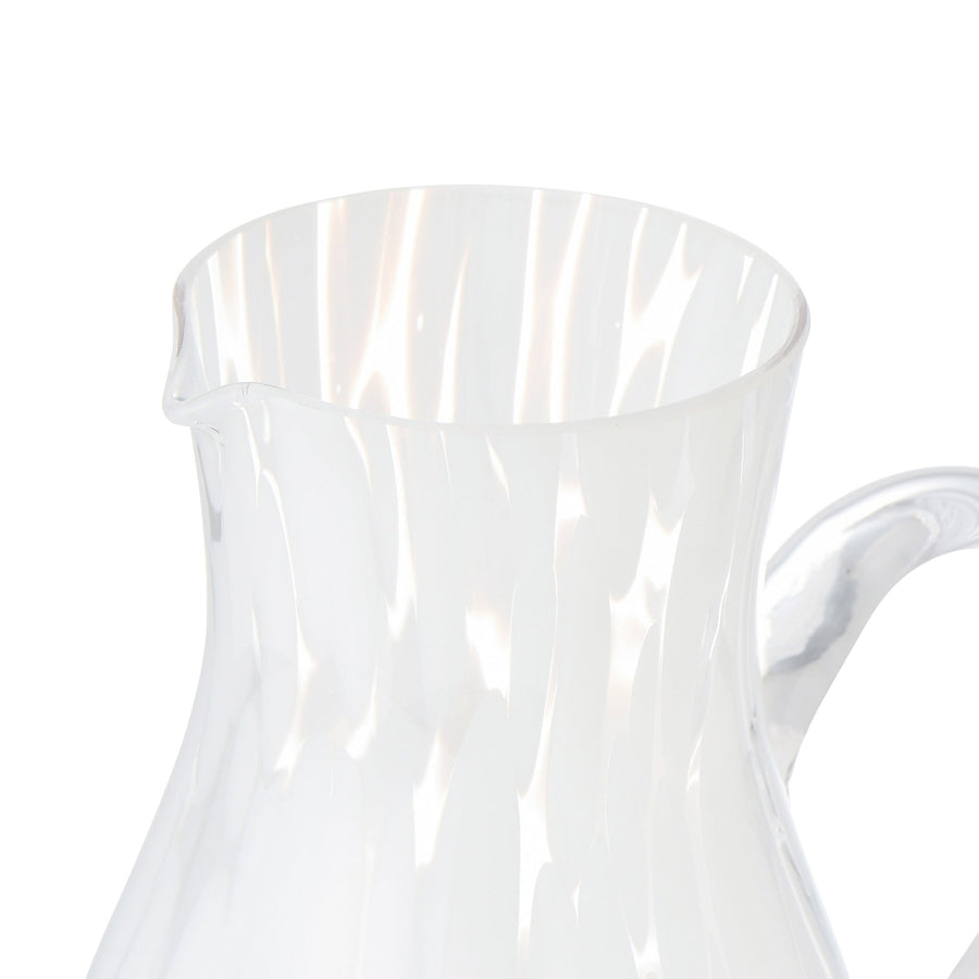 ドットパターン ガラスカラフェ ホワイト