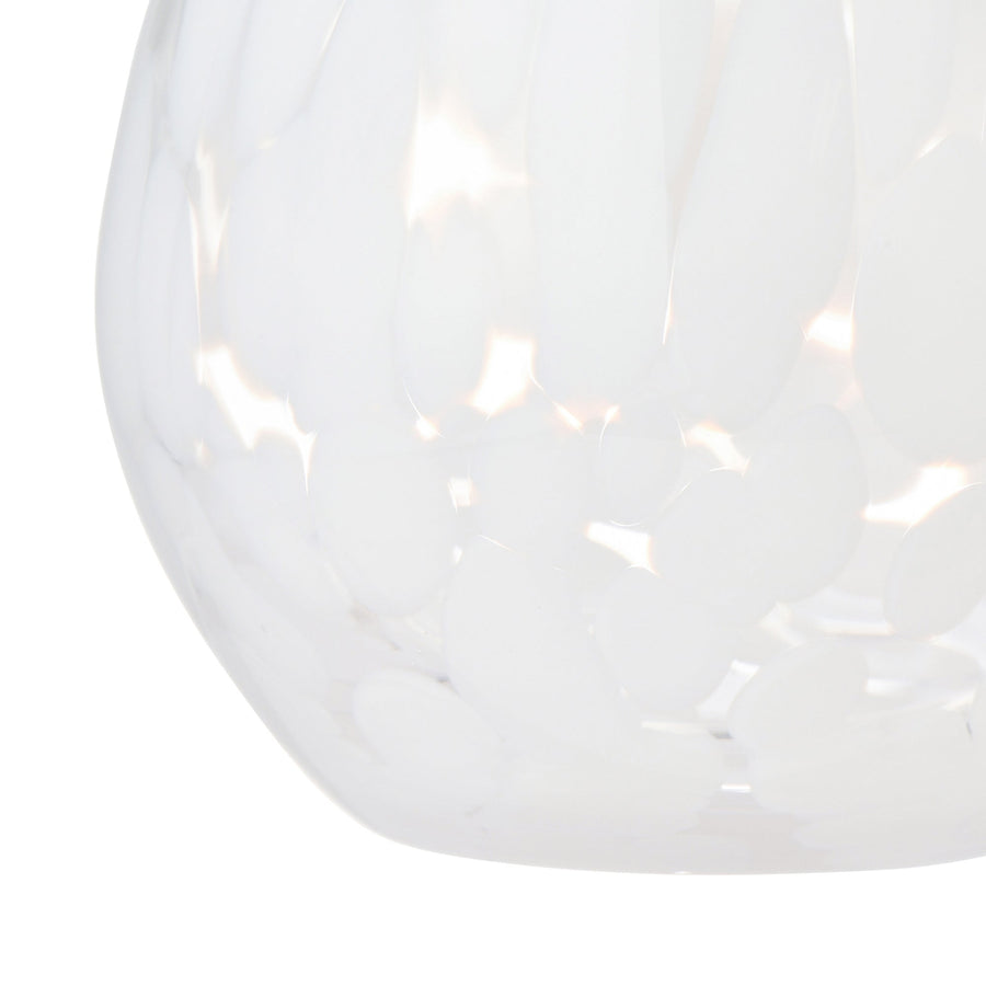 ドットパターン ガラスカラフェ ホワイト