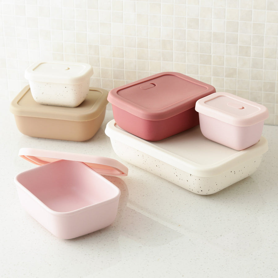 セラミック フードコンテナ L ピンク