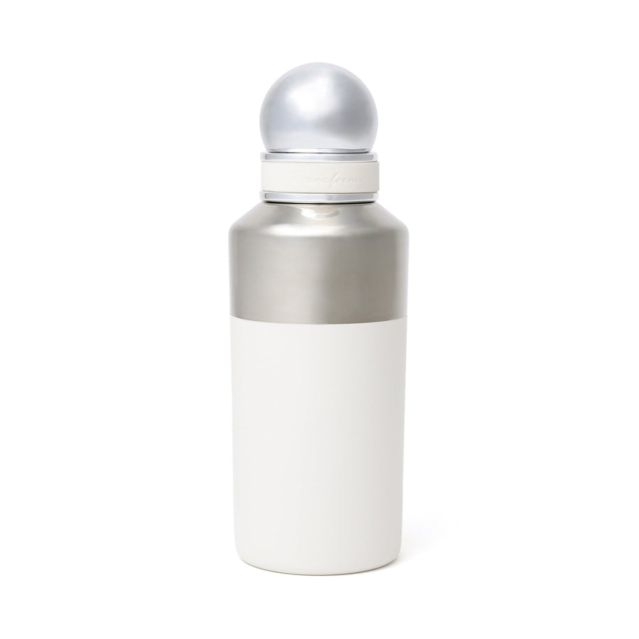 Layered Stainless Steel Bottle 420ml White