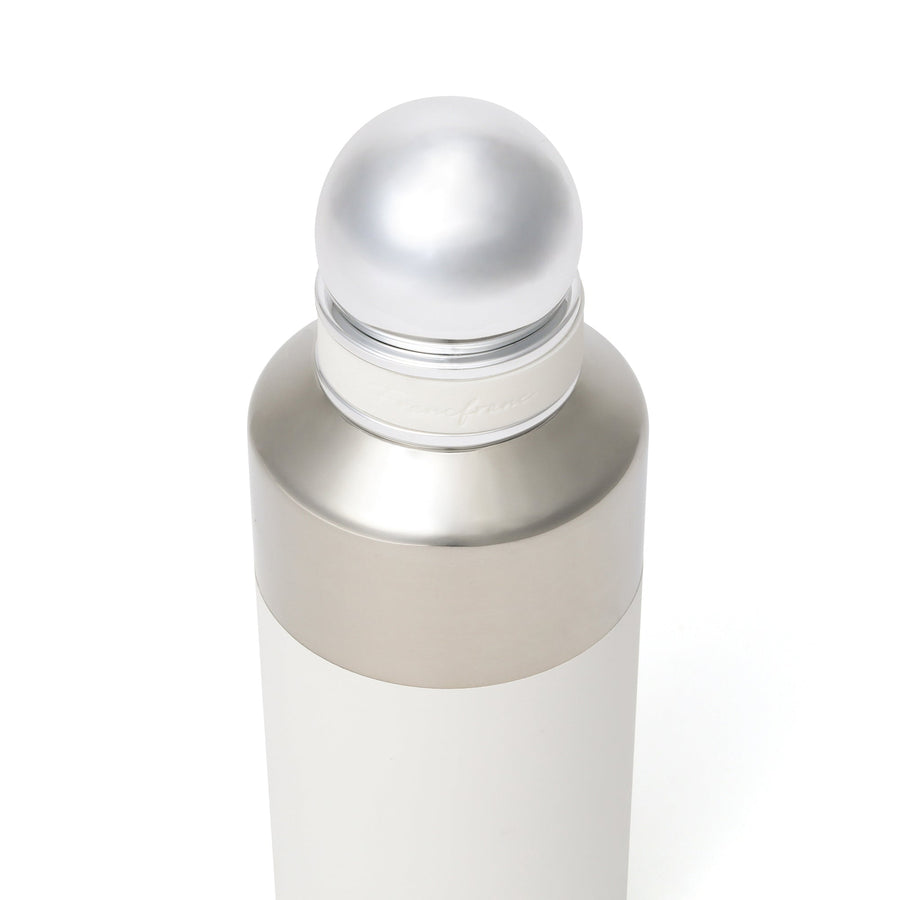 Layered Stainless Steel Bottle 420ml White