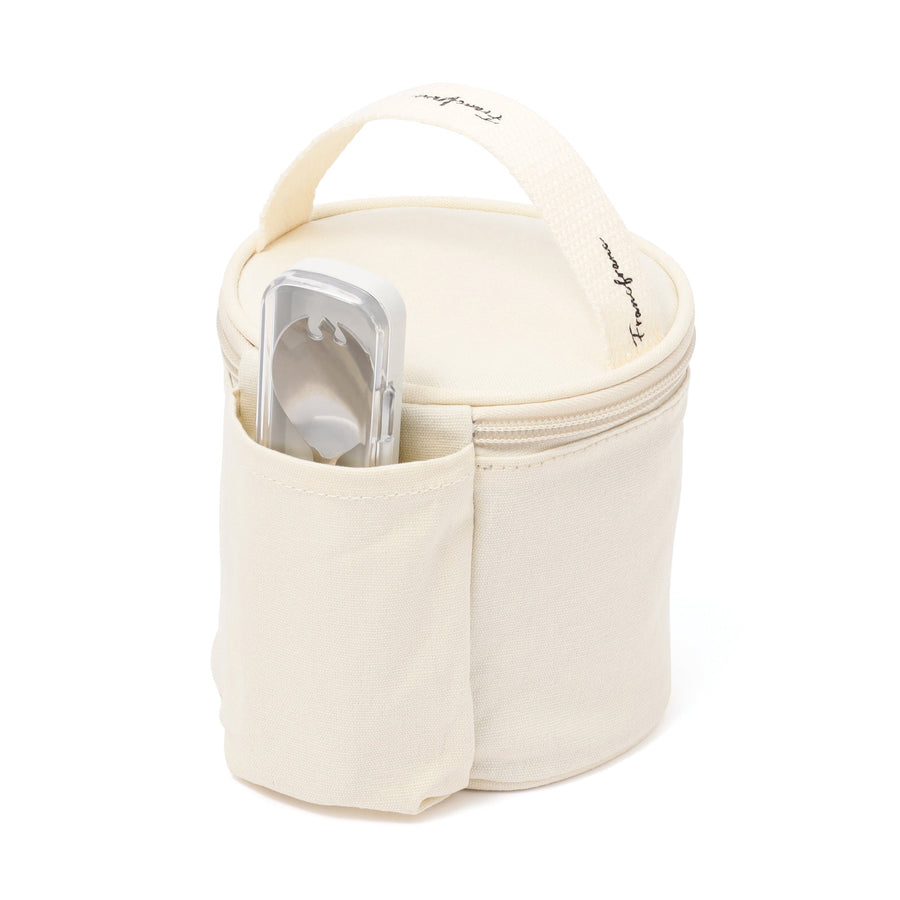 ケース付きロゴスープジャー アイボリー