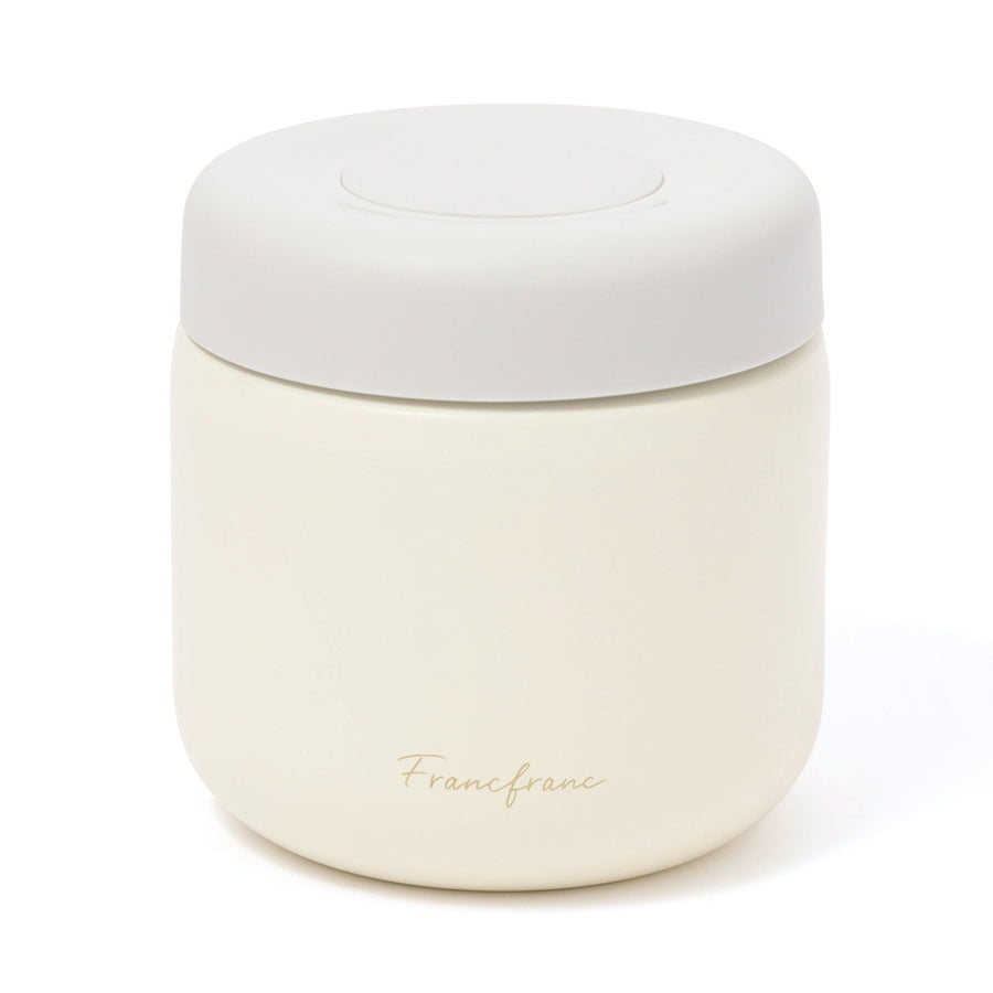 ケース付きロゴスープジャー アイボリー