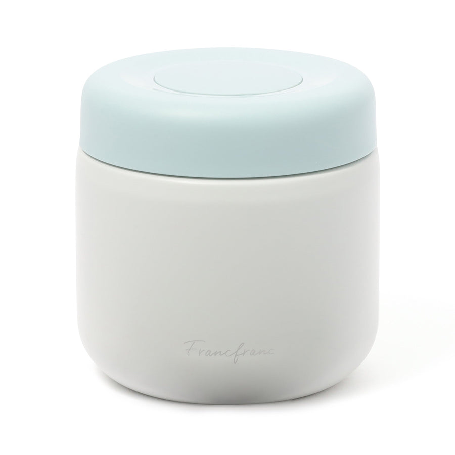 ケース付きロゴスープジャー ブルー