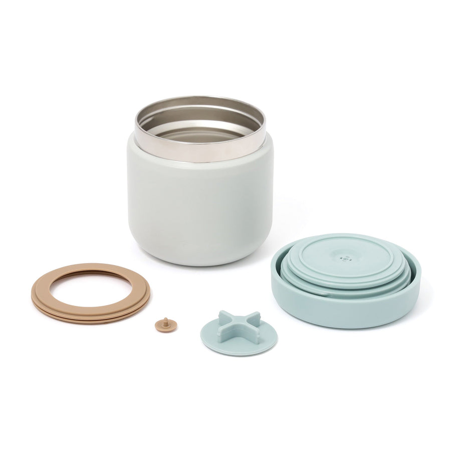 ケース付きロゴスープジャー ブルー