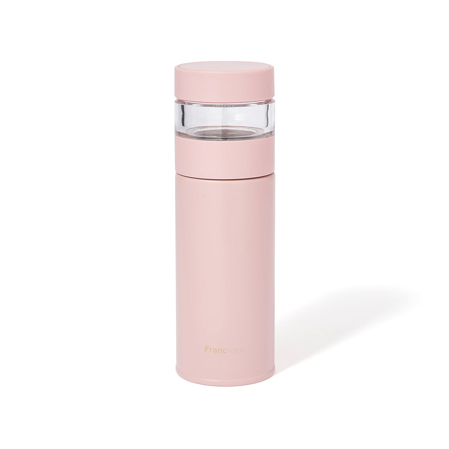 Stainless steel tea bottle 300ml pink