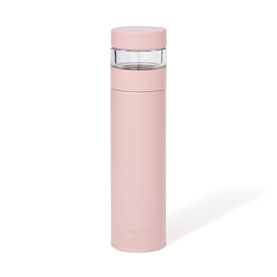 Stainless steel tea bottle 500ml pink