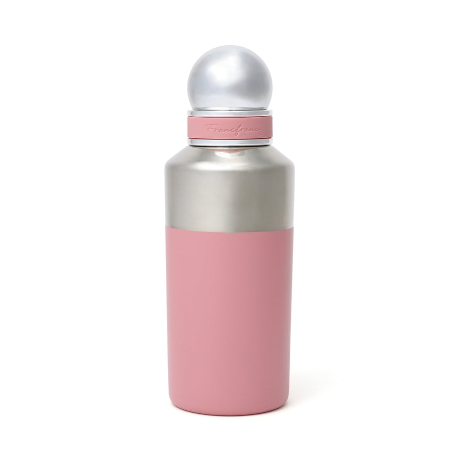 Layered Stainless Steel Bottle 420ml Dark Pink