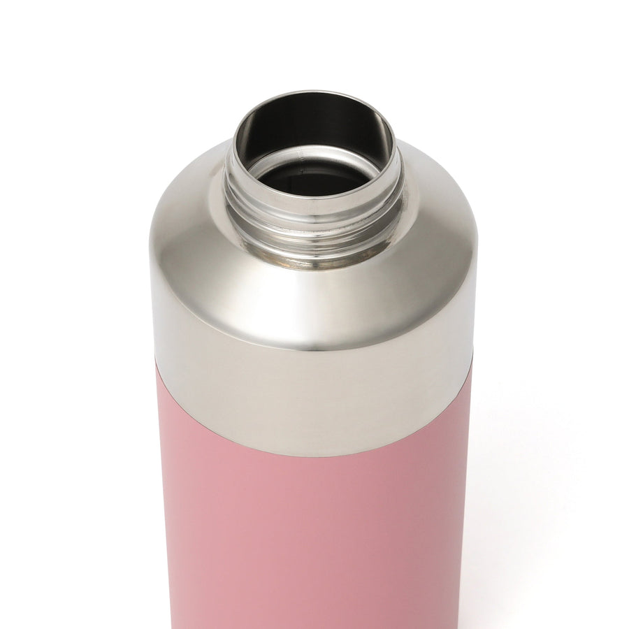 Layered Stainless Steel Bottle 420ml Dark Pink