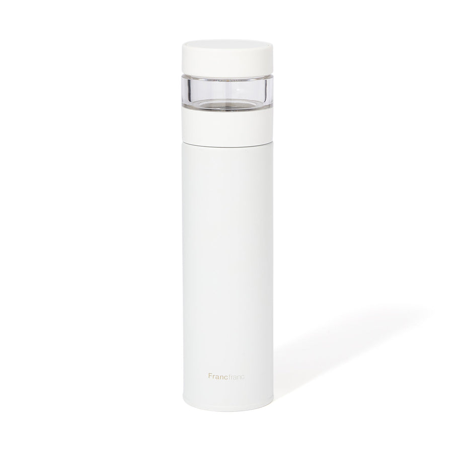 Stainless steel tea bottle 500ml white