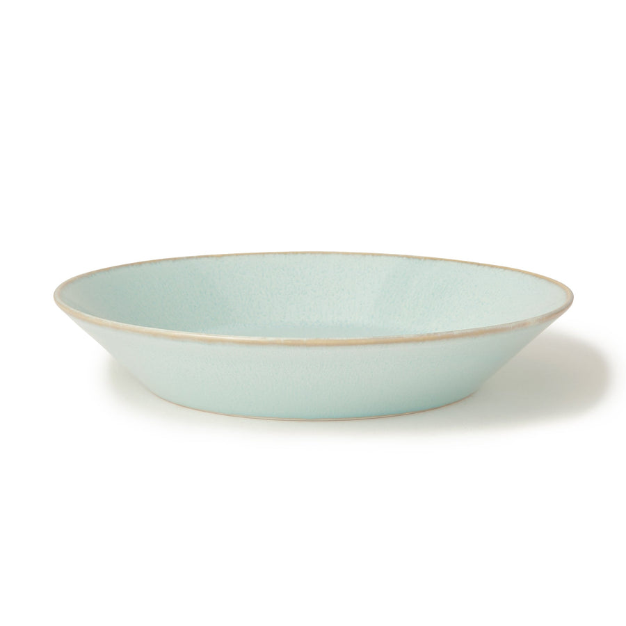 Mino Ware Colorful Deep Plate Light Blue