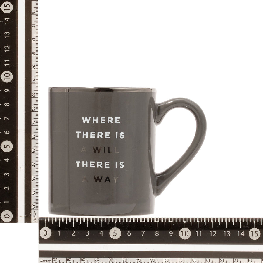 Mio Mug Message Dark Grey