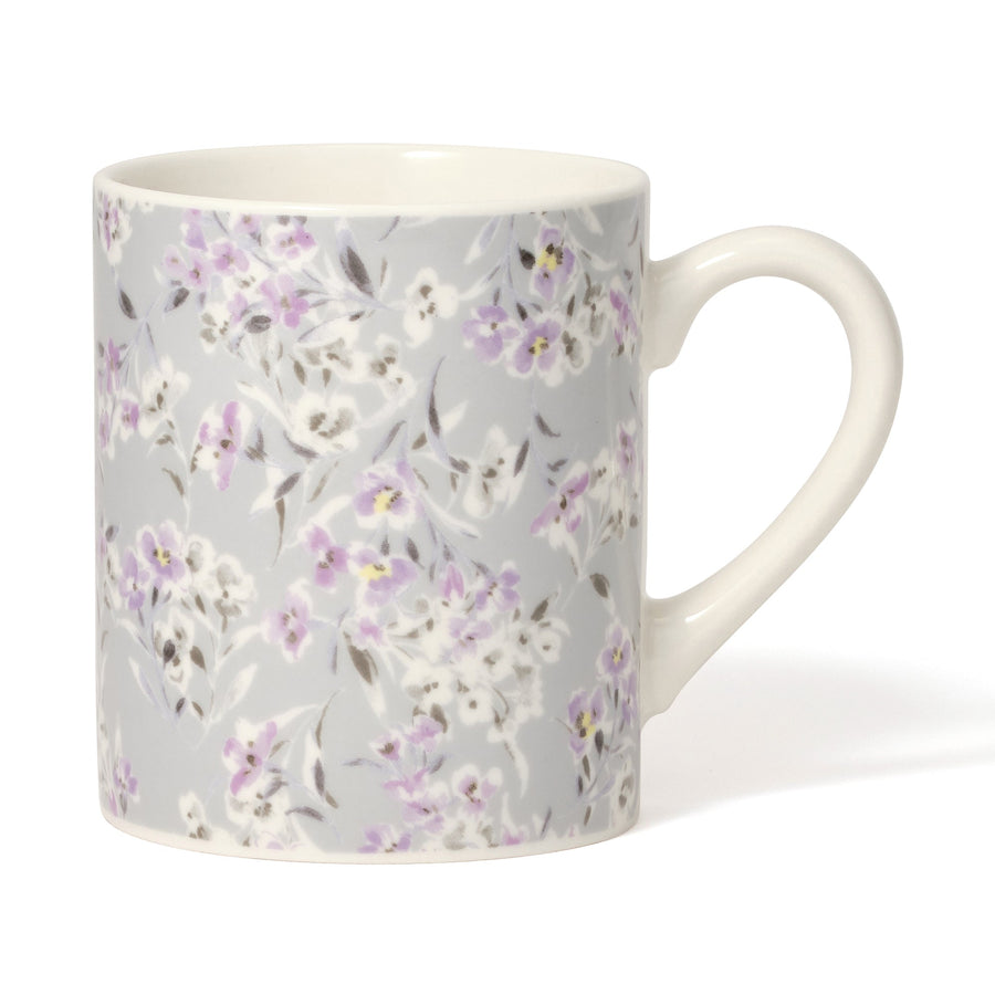 Mio Mug Floral Grey