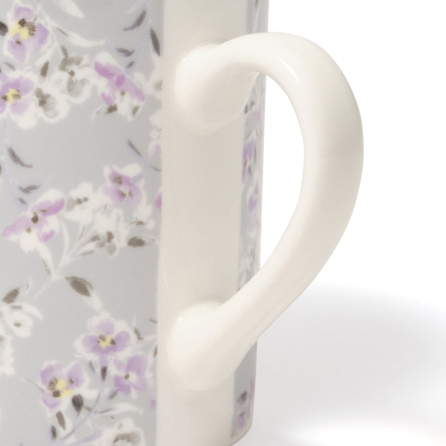 Mio Mug Floral Grey