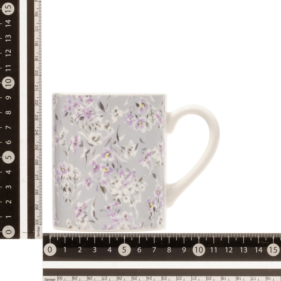 Mio Mug Floral Grey