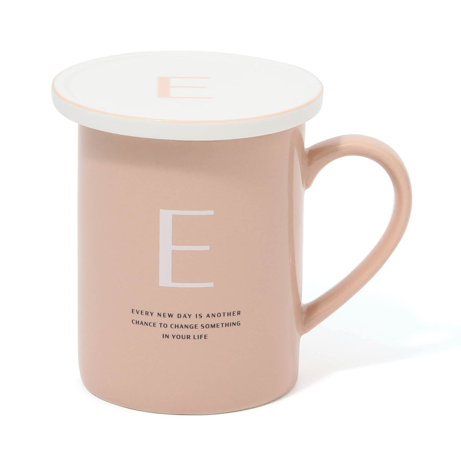 Initial Mug Natural E