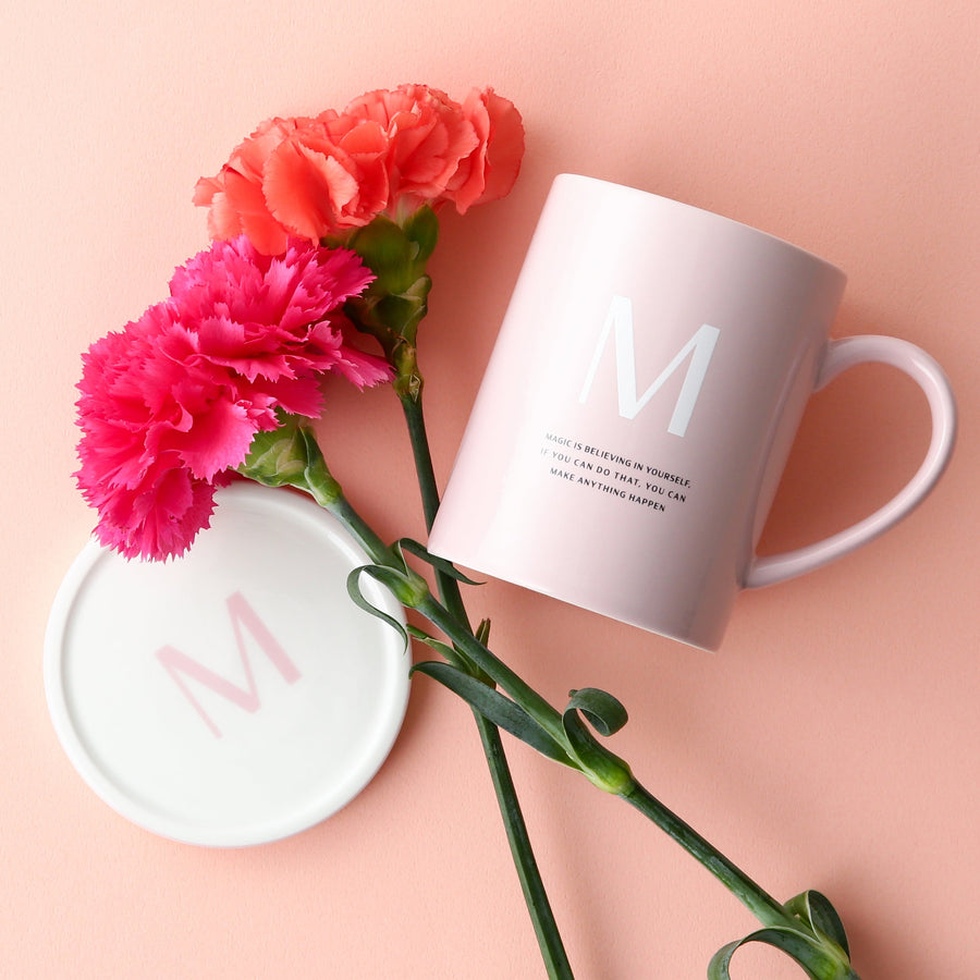 Initial Mug Natural M