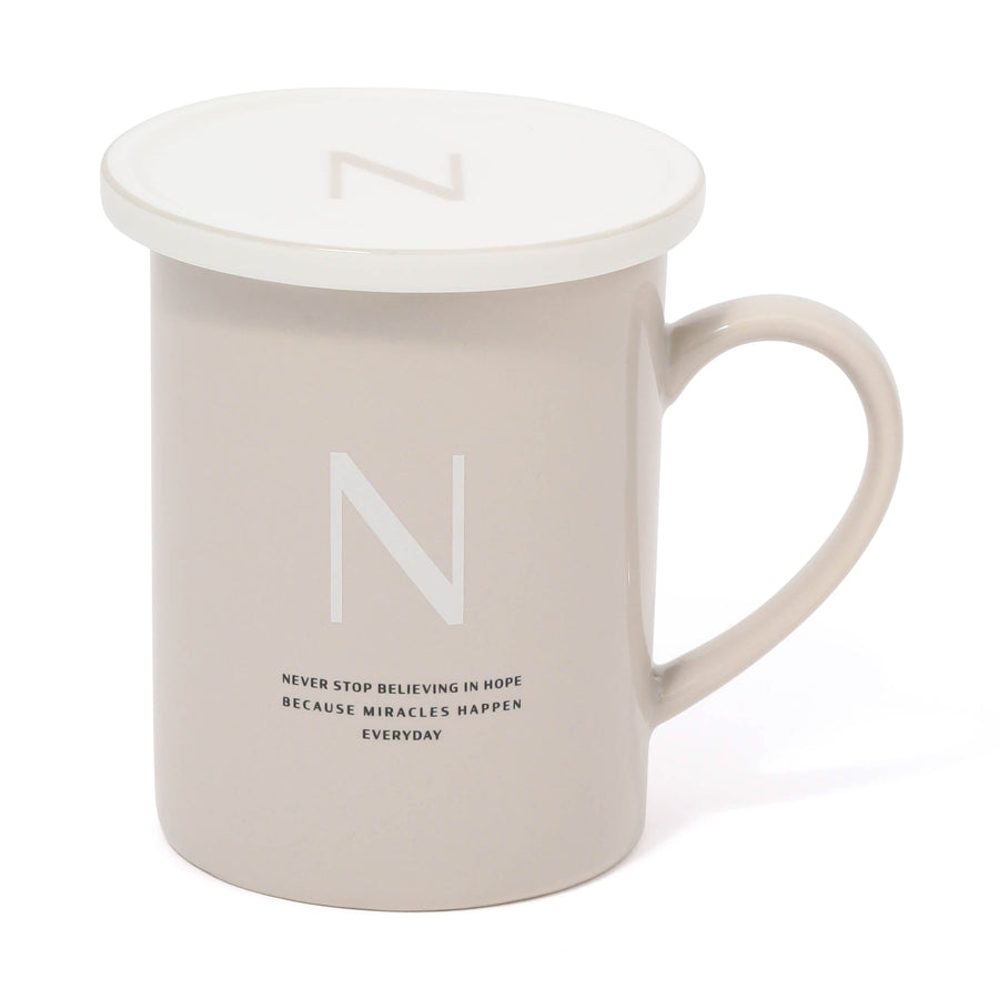 Initial Mug Natural N