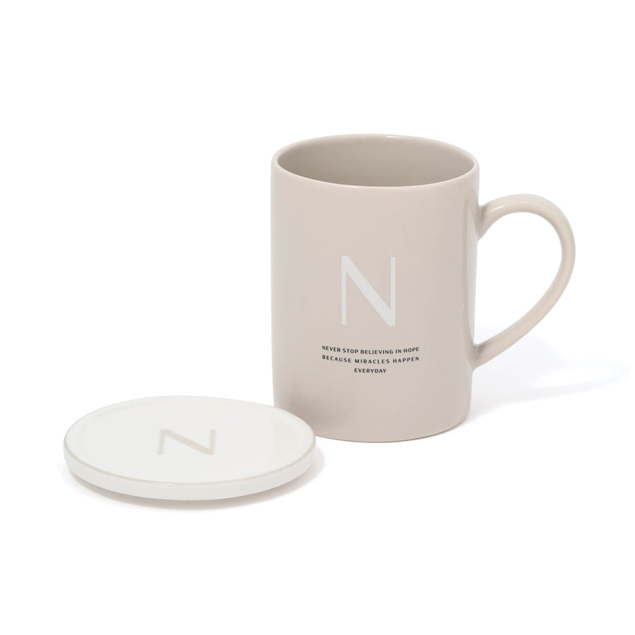 Initial Mug Natural N