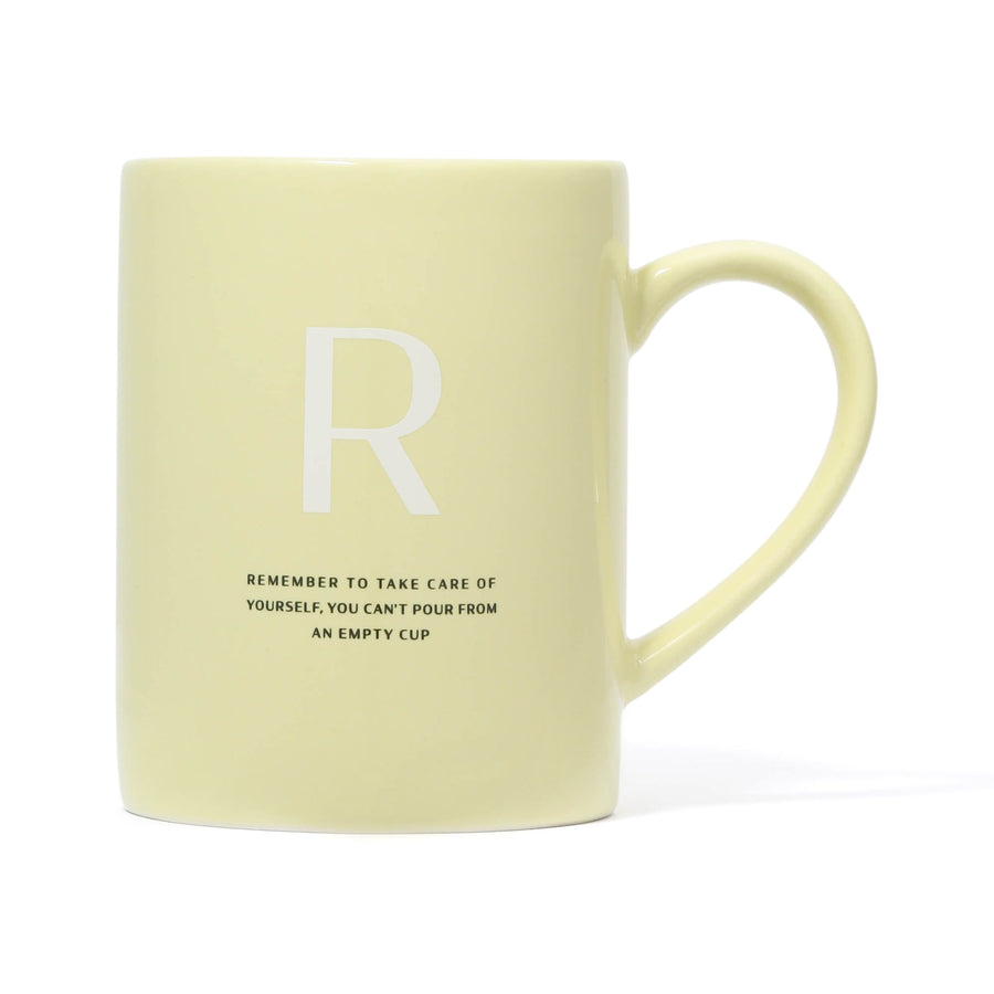 Initial Mug Natural R