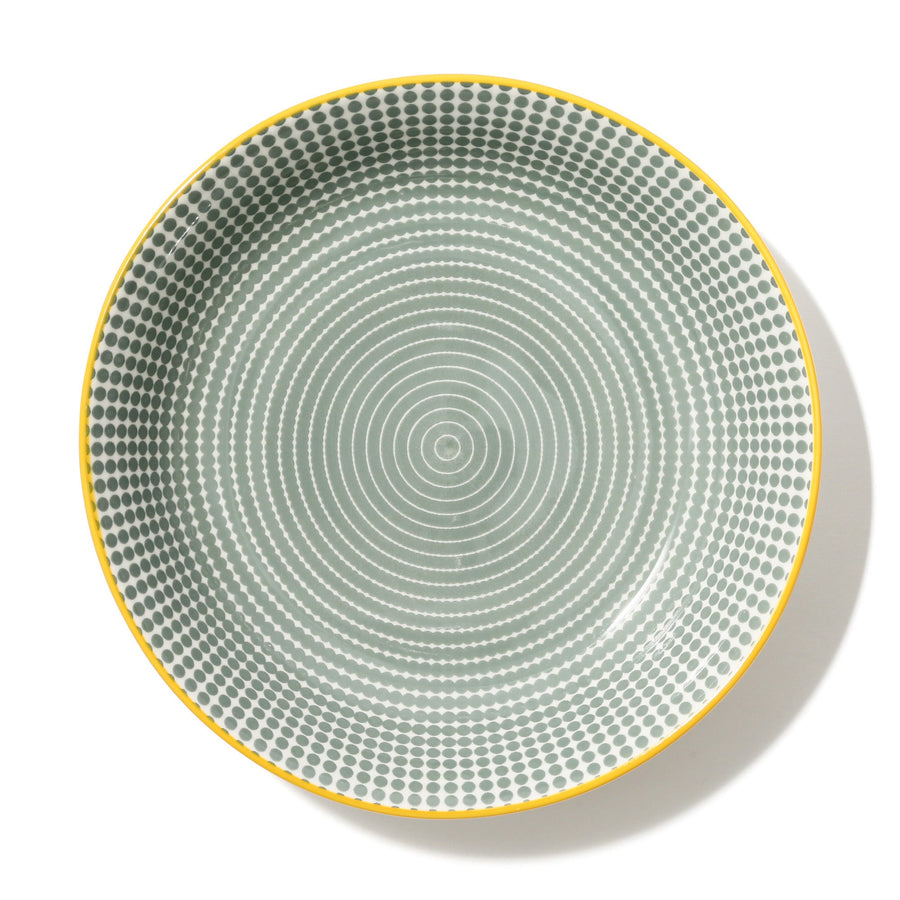 Various plates, deep plate, grey