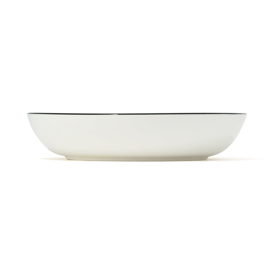 Ordy Deep Plate Set (Small and Medium Bowls, 3-Piece Deep Plate Set) White