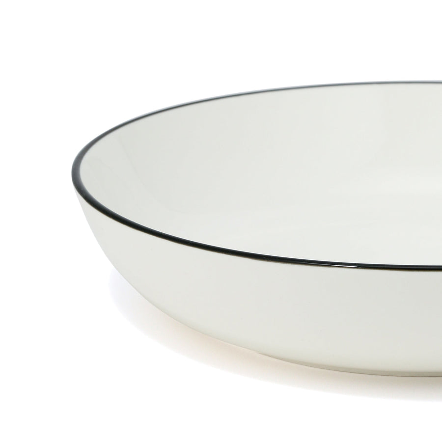 Ordy Deep Plate Set (Small and Medium Bowls, 3-Piece Deep Plate Set) White