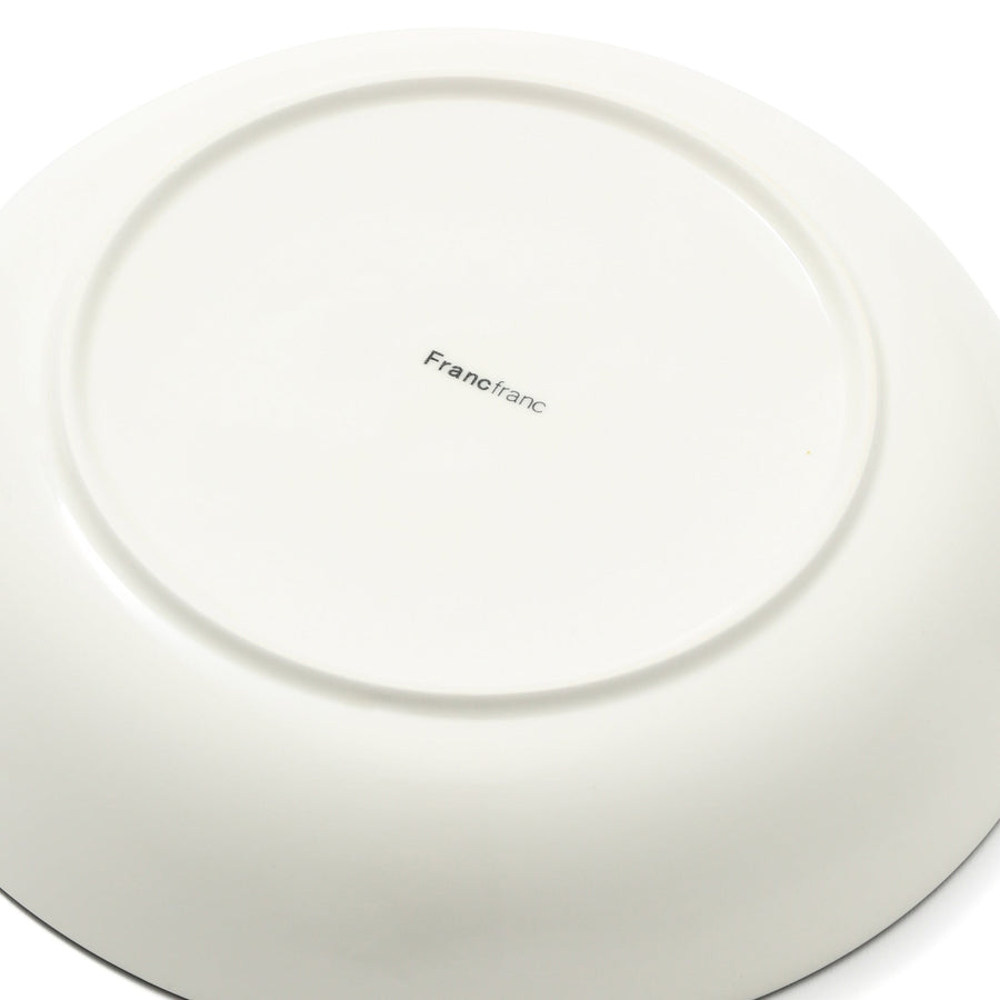 Ordy Deep Plate Set (Small and Medium Bowls, 3-Piece Deep Plate Set) White