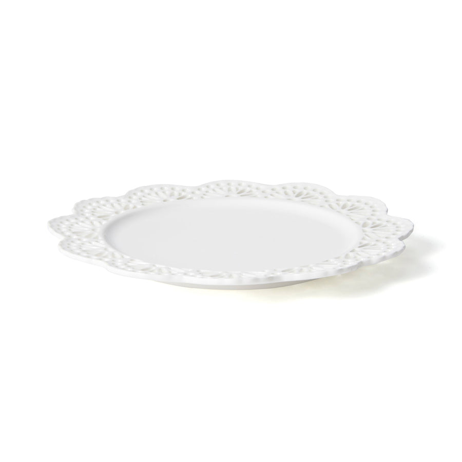 Pannier Plate Lace M White