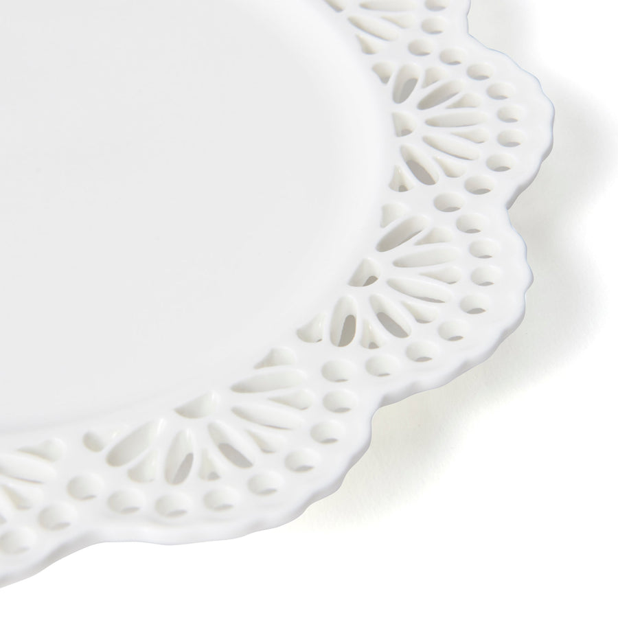 Pannier Plate Lace M White