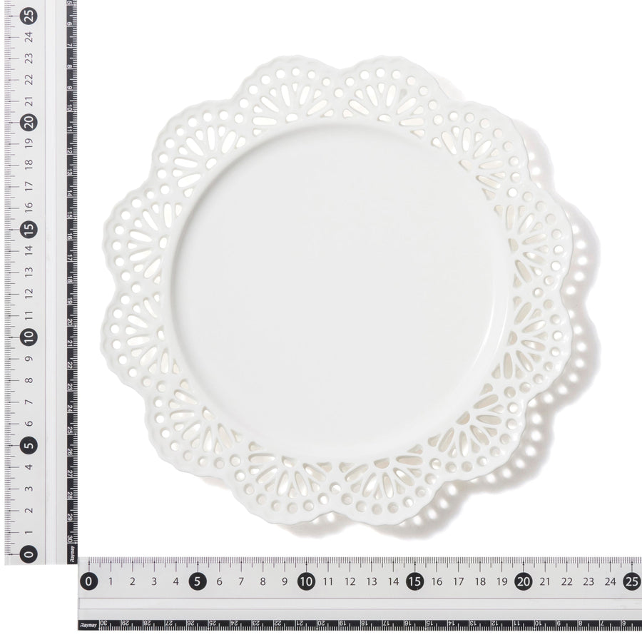 Pannier Plate Lace M White