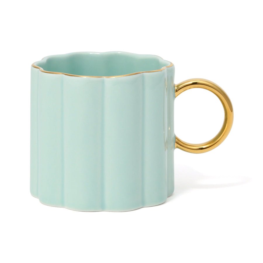 Pastel Scallop Mug Mint