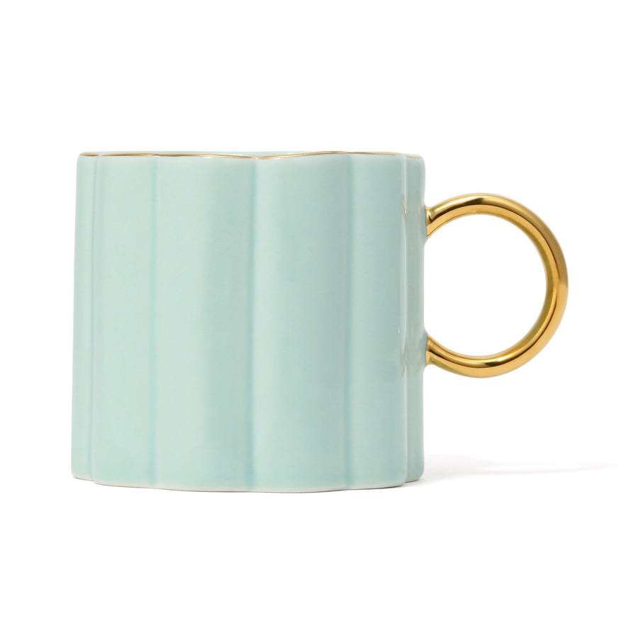 Pastel Scallop Mug Mint