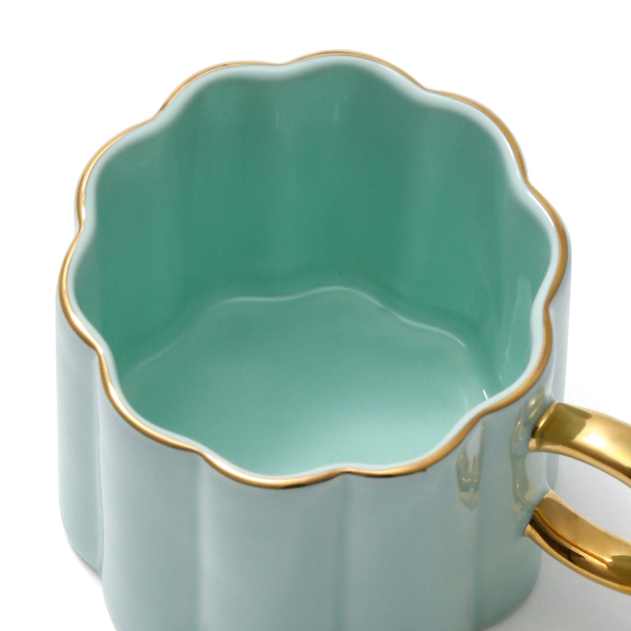 Pastel Scallop Mug Mint