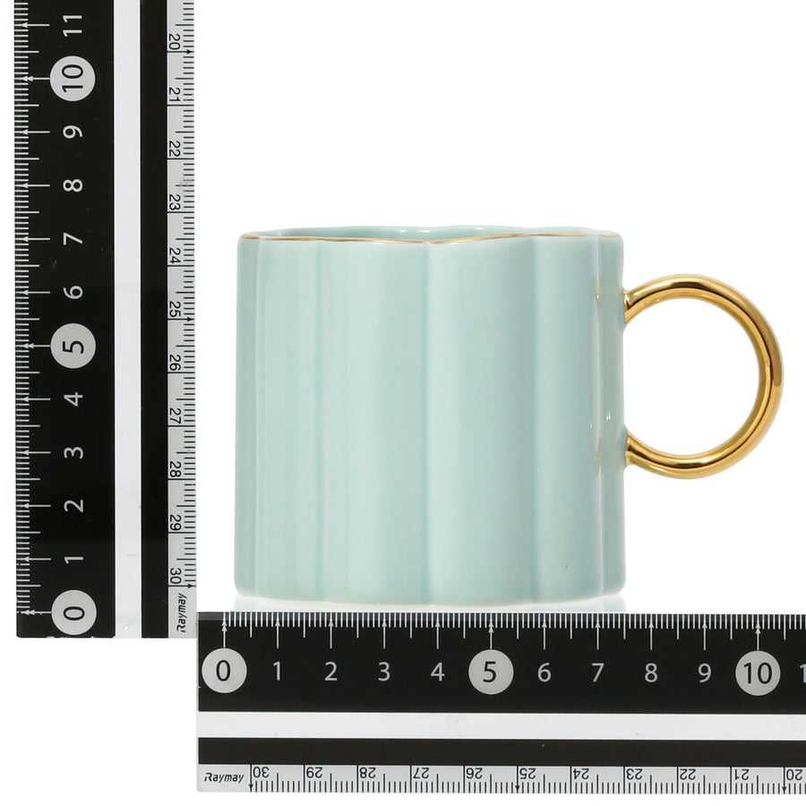 Pastel Scallop Mug Mint