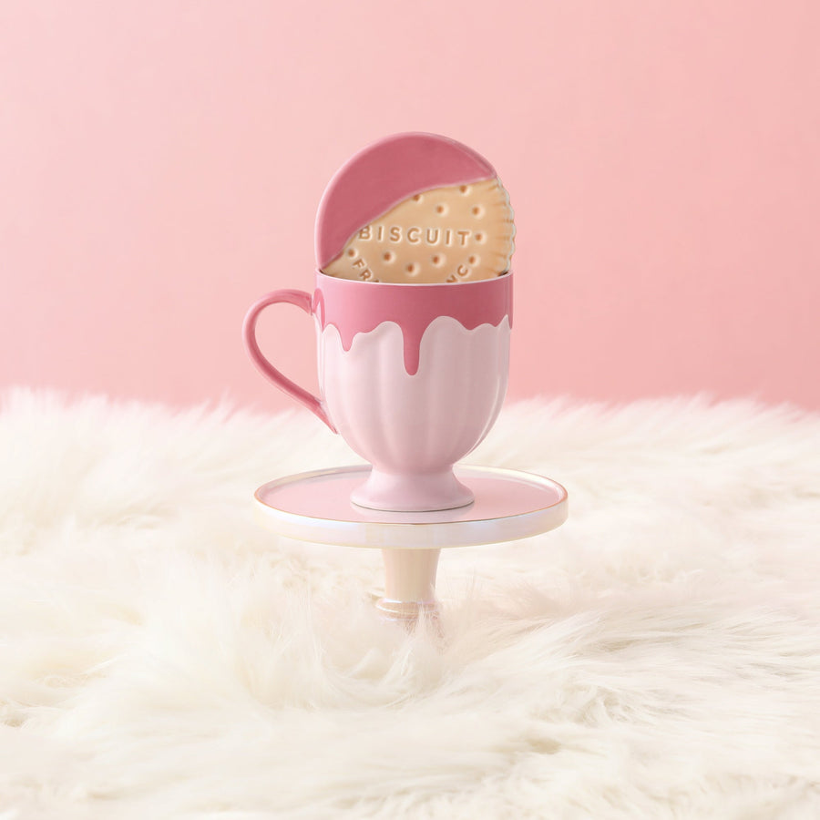 Sweets Mug Biscuit Pink