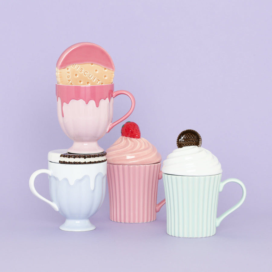 Sweets Mug Biscuit Pink