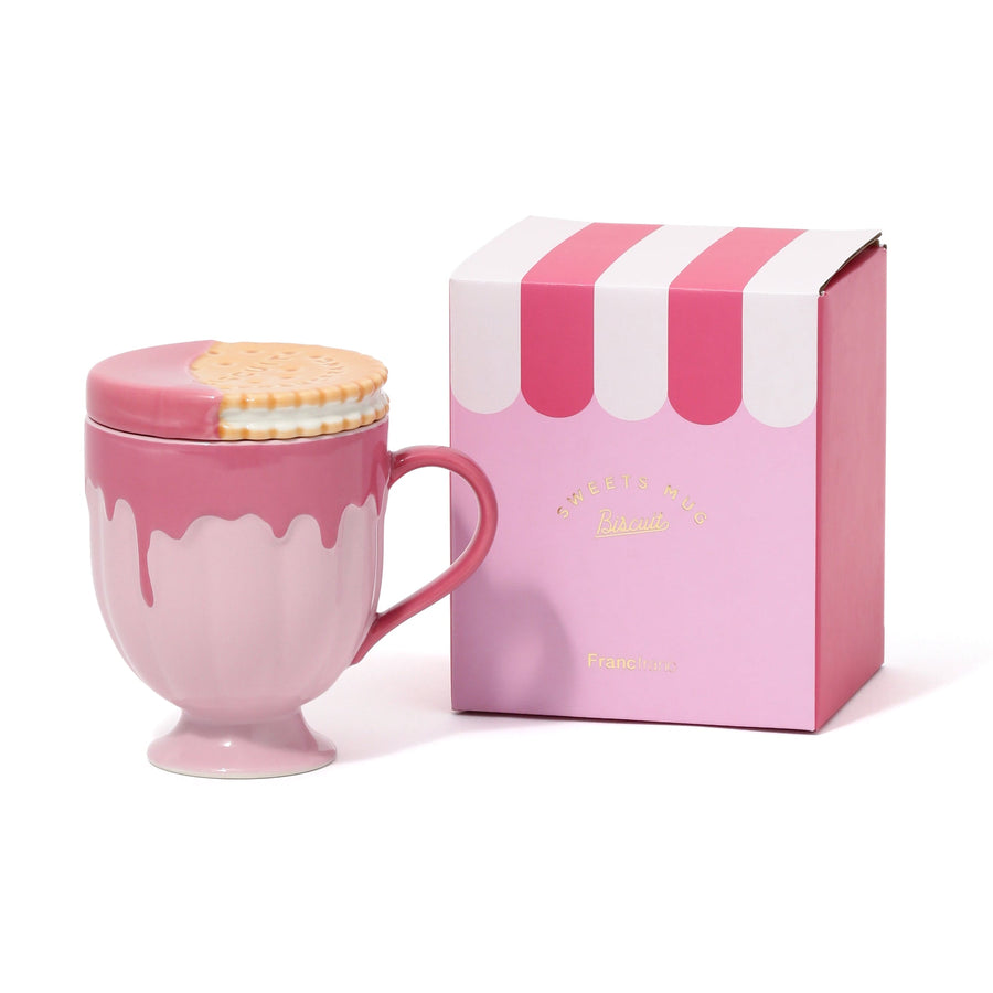 Sweets Mug Biscuit Pink