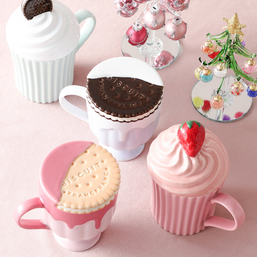 Sweets Mug Biscuit Pink