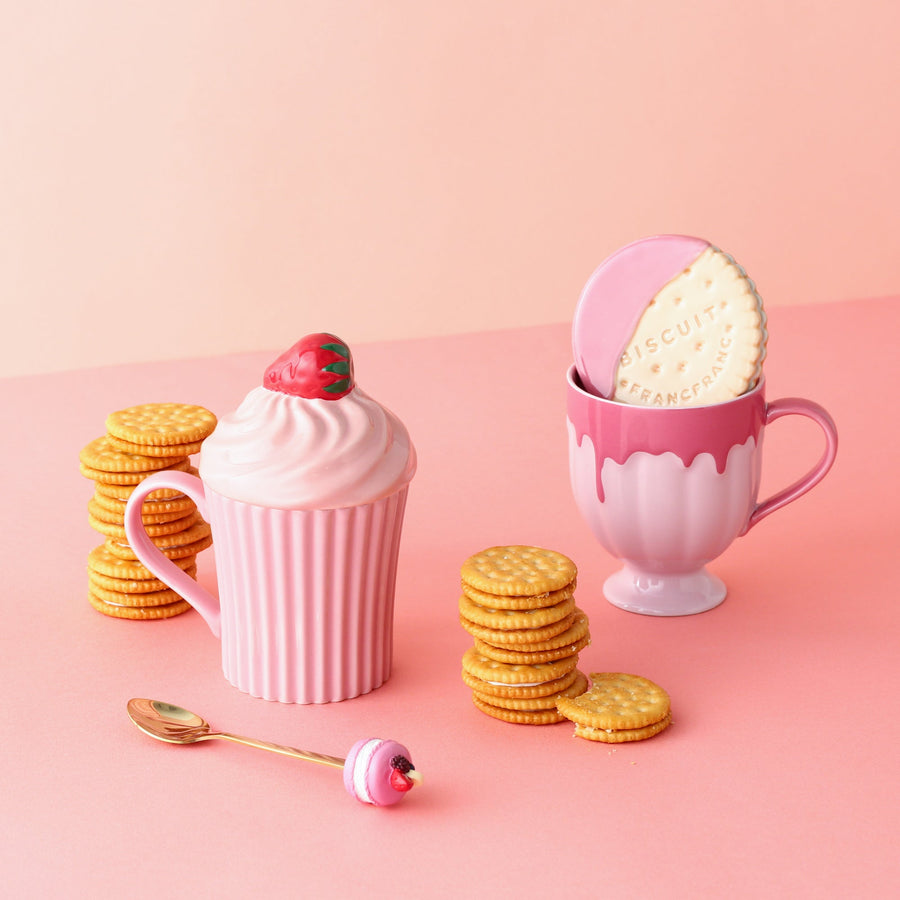 Sweets Mug Biscuit Pink