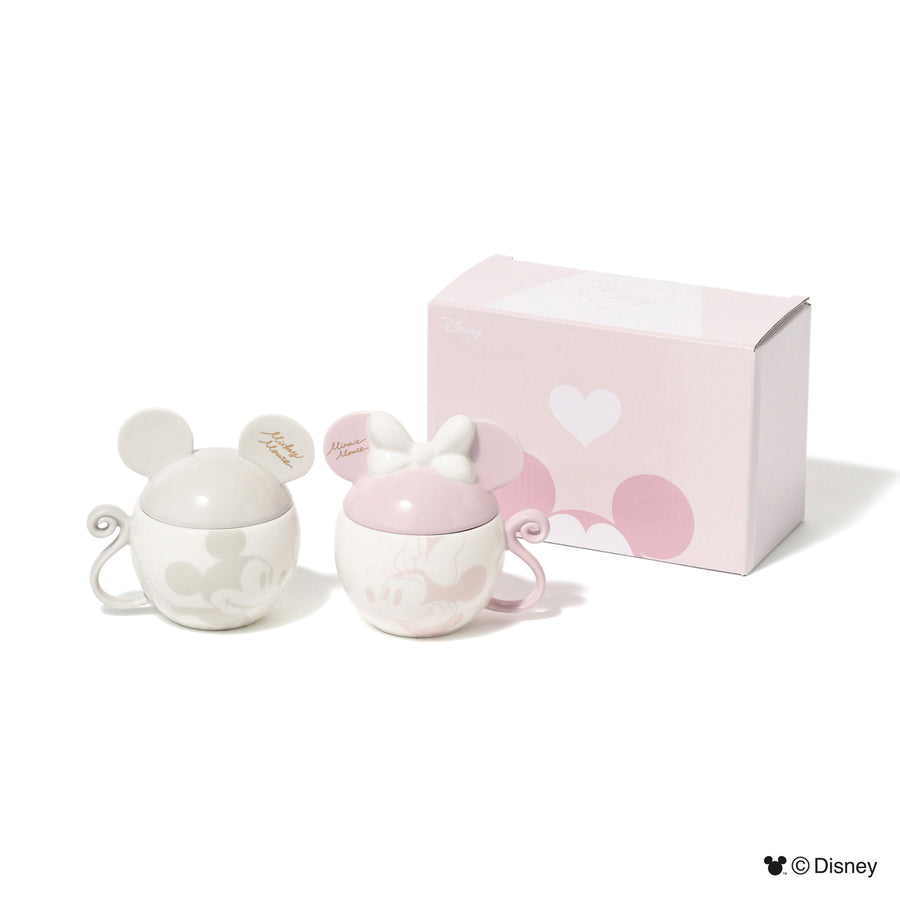 Disney Pair Mug Motif Pink x Gray