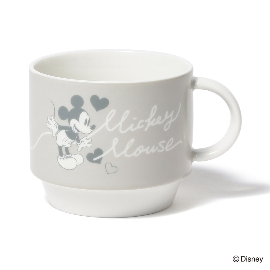 Disney Pair Stacking Mug Pink x Gray