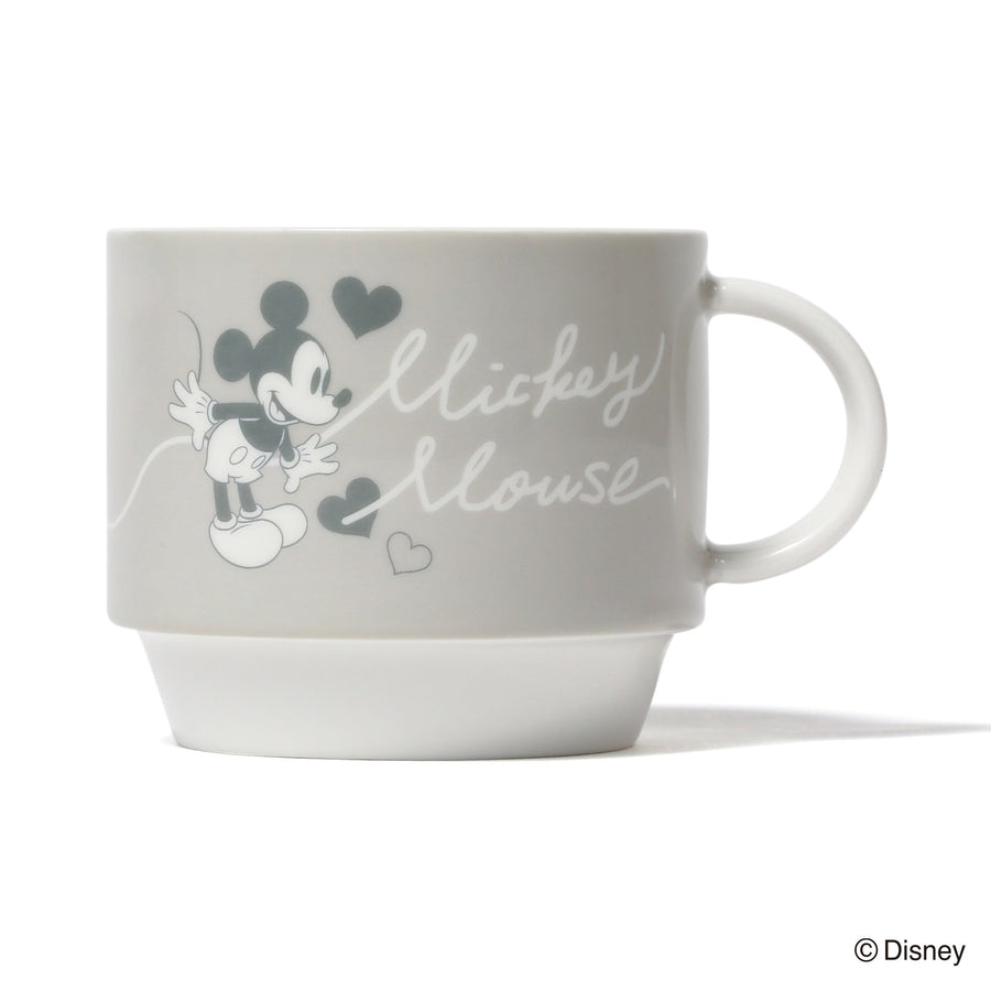 Disney Pair Stacking Mug Pink x Gray